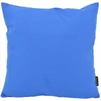 Gek op kussens! Uni blauw | 45 x 45 cm | kussenhoes | katoen / polyester