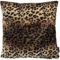 Gek op kussens! Furry leopard | 45 x 45 cm | kussenhoes | polyester