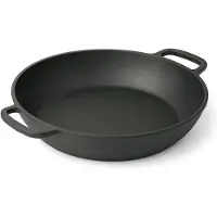 Maysternya Gietijzeren barbecue pan ø 34 x 7 cm zwart