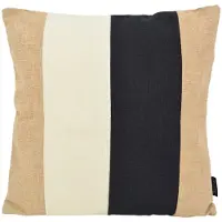 NOVÉE Stripe jute | 45 x 45 cm | kussenhoes | katoen
