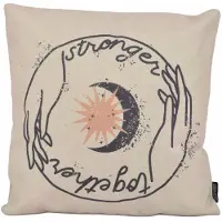 Gek op kussens! Sierkussen stronger together outdoor | 45 x 45 cm | katoen/polyester