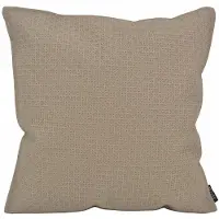 NOVÉE Sierkussen embossed taupe | 45 x 45 cm | pu leder