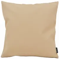 Gek op kussens! Arizona beige | 45 x 45 cm | kussenhoes | pu leder