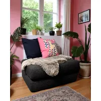 Gek op kussens! Sierkussen pink cat | 45 x 45 cm | katoen/linnen