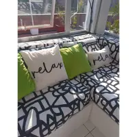 NOVÉE Jax lime outdoor | 45 x 45 cm | kussenhoes | pu leder