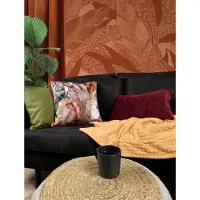 Gek op kussens! Sierkussen arizona mos | 45 x 45 cm | pu leder