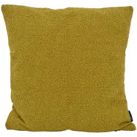 NOVÉE Bouclé mosterd | 45 x 45 cm | kussenhoes | polyester