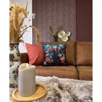 Gek op kussens! Sierkussen vlinder #2 | 45 x 45 cm | katoen/polyester