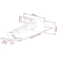 Multibrackets - Projector Wandbeugel Short Throw Deluxe 300-700 Medium