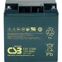 CSB EVX 12300 Loodaccu 12 V 30 Ah Loodvlies (AGM) (b x h x d) 166 x 175 x 125 mm M5-schroefaansluiting Cyclusbestendig, Onderhoudsvrij, Geringe
