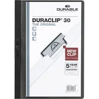 Durable CLIPMAP A4 30V ZWART /pk5