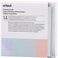 Cricut Cut-Away kaarten pastel S40 12,1 x 12,1 cm (14 stuks)