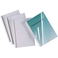 GBC Inbindkaft ThermaBind A4 30 Vellen 240 g/m² 150 micron PVC (Polyvinylchloride) Wit 100 Stuks