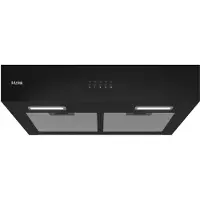 Etna AO960ZT - Afzuigkap Onderbouw - 60 cm - Zwart - Energielabel A - 3 Snelheden - LED spot - Druktoetsen - Geschikt voor recirculaite en afvoer naar buiten