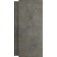 Linie Fresco douchewandbekleding set 2 x 90x210 cm, SPC, Dark Stone