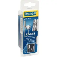 Rapid High Performance Blindklinknagels 4.8x16mm - Met Boor