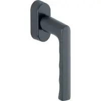 Hoppe Hamburg SecuForte raamklink - Mat Zwart F9714M