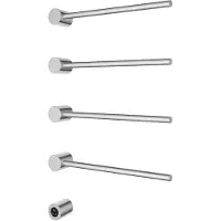 Hotbath &More Rails RARH50 Round Handdoekwarmerset 50cm - 4 Stangen - Chroom - RVS - Verwarming, Radiatoren, Elektrische Radiatoren - 8721321497844