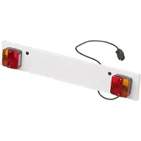 Proplus Verlichtingsbalk - 80 cm - 1 m Kabel - 7-Polige Stekker - Wit