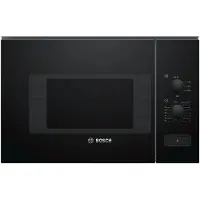 Bosch Serie 4 BFL520MB0 Magnetron, zwart. Solo-magnetron, inbouwmodel, 20 liter, 800 watt