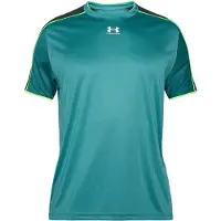 Under Armour Functioneel shirt 'Challenger' turquoise / neongeel / zwart