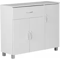 Wohnling Wandkast Spaanplaat 4 900 x 300 x 750 mm Wit