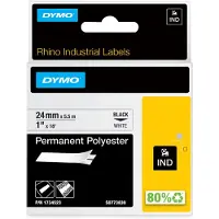 Dymo 1734523 (S0773830) Tape Zwart op wit (24 mm)