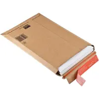 Colompac Kartonnen enveloppen Kleefstrip CP 010,04,020 Bruin 351 x 250 x 35 mm 20 Stuks