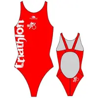 Turbo Triathlon Pro Resist Swimsuit Rood 2XL Vrouw