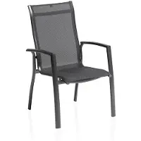Kettler Legato Curve Silver Line stapelbare stoel 2 stuks