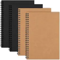 LONGZIMING -4* A5 Hardcover Notitieboek van Kunstleer – 50 Gelijnde Pagina’s – Retro Design – Plat Openend 180° – Dagboek & Reisjournal voor Werk en Privé