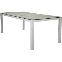 Venture Home Llama eettafel tuin witgrijs.