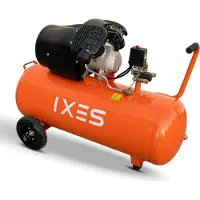 Scheppach IXES IX-AC120TZ Compressor, 10 bar werkdruk, 100 liter reservoir, 3 pk, 412 liter/minuut, dubbele cilinder