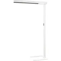 Arcchio Vloerlamp Susi, dimbaar, wit / opaal, Werkkamer / Kantoor, Aluminium, Modern