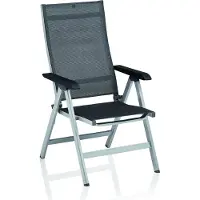 Kettler Basic+ Premium Multi-Position Chair Aluminium/Outdoor Fabric