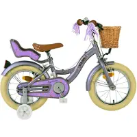 Volare Blossom Kinderfiets - Meisjes - 14 inch - Paars - Twee Handremmen