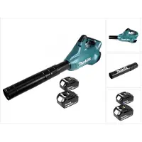 Makita DUB 362 T 2x18 volt accu bladblazer + 2x 5 Ah accu - zonder lader
