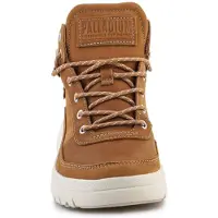 Palladium Veterlaarsjes 'Palla' bruin / wit