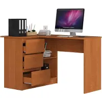 Akord Hoekbureau Links B16 / Computerbureau / Computer Tafel / Bureautafel Rechts / Els / 124 x 77 x 85 cm