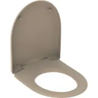 Geberit Renova toiletbril met deksel, afneembaar en met automatische zachte sluiting