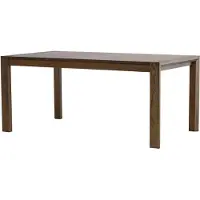 Furnlux Classic FURNLUX Eettafel glijder, eikenhout, donker, 95 cm / Hoofdkleur: bruin / Afmetingen: 95 x 170 x 75 cm