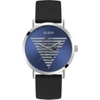 GUESS Analoog horloge 'IDOL' navy / zwart / zilver