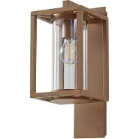 LUCANDE Buitenverlichting , Ferda, dimbare, Roestbruin, Terras, Aluminium, Modern