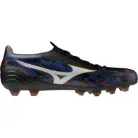 Mizuno Alpha III Japan Gras Voetbalschoenen (FG) Zwart Blauw Rood Goud
