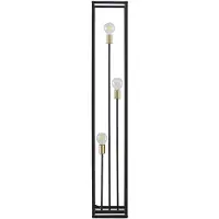 LINDBY Vloerlampe , Tiliane, Zwart, Woonkamer, Metaal, Modern