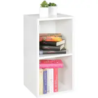 Wohnling Spaanplaat Boekenkast 2 300 x 300 x 600 mm Wit