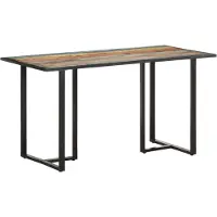 Syfax Eettafel 140 cm massief gerecycled hout