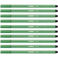 Stabilo Pen 68 - Premium Viltstift - Smaragdgroen - Doos 10 stuks