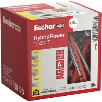 Fischer 577391 HybridPower Pluggenset 90 mm 10 stuk(s)