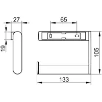 Keuco Plan toiletry 14962 roestvrij 14962070000